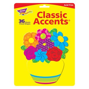 Classic Accents Colorful Bouquet ~PKG 36