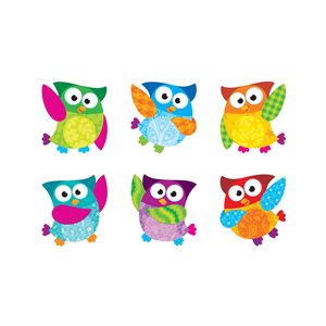 Mini Accents Owl-Stars Assorted ~PKG 36