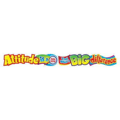Banner Attitude is a little thing 10" ~EACH