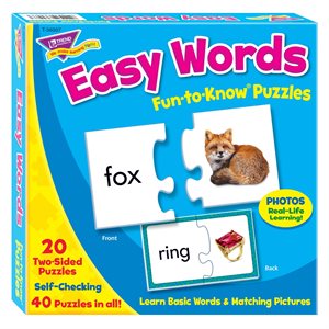 Puzzle Easy Words Fun to Know 