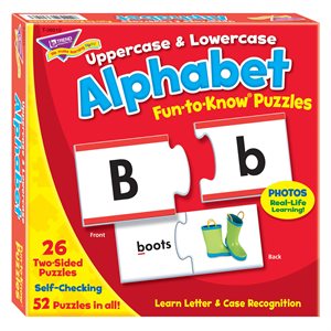 Puzzle Upper & Lowercase Alphabet