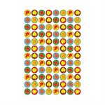 Stickers Fall Leaves ~PKG 800