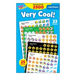 Stickers Very Cool Assorted ~PKG 2500