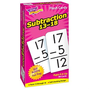 Flash Cards Subtraction 13-18 ~PKG 99