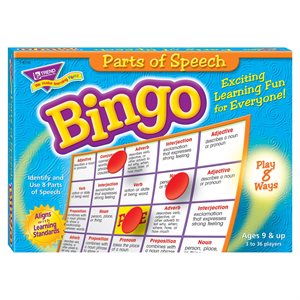 Bingo Game Parts of Speech