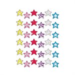 Sparkle Stickers Star Brights ~PKG 60