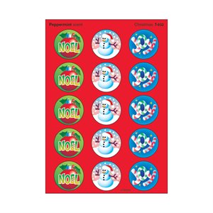 Stinky Stickers Christmas (Peppermint) ~PKG 60