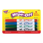 Wipe-Off Markers Standard Colors ~PKG 4