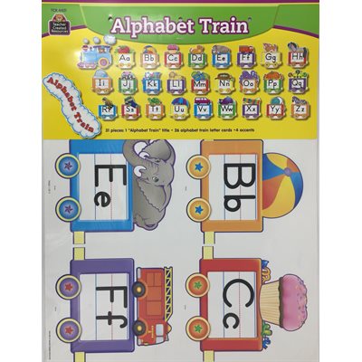 Bulletin Alphabet Train Set ~EACH