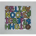 Magnetic 2" Letters Neon Brights ~PKG 87