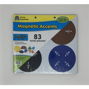 Magnetic Accents Fraction Circles ~PKG 83