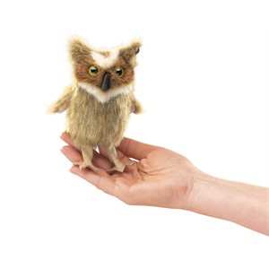 Finger Puppet Great Horned Owl ~EACH