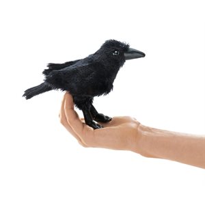 Finger Puppet Raven ~EACH