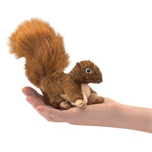Finger Puppet Red Squirrel ~EACH