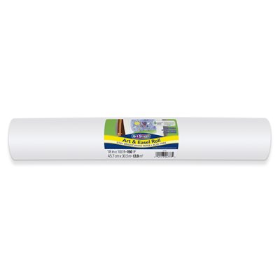 Easel Paper Roll WHITE 18"x 100' ~EACH